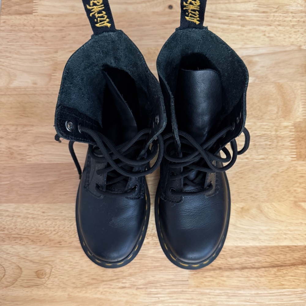 Dr. Martens Black Pascal Combat Boots - Size 5 - Picture 5 of 10